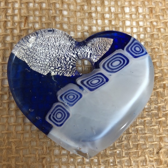 Lamp Work Glass Pendants set of 3 - Picture 3 of 4